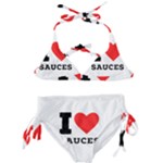 I love sauces Kids  Classic Bikini Set