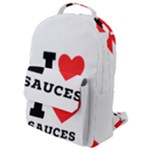 I love sauces Flap Pocket Backpack (Small)