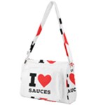 I love sauces Front Pocket Crossbody Bag