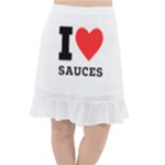 I love sauces Fishtail Chiffon Skirt