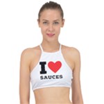 I love sauces Racer Front Bikini Top