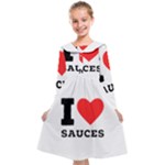 I love sauces Kids  Midi Sailor Dress