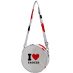 I love sauces Crossbody Circle Bag