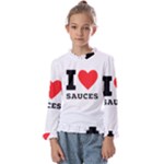 I love sauces Kids  Frill Detail Tee