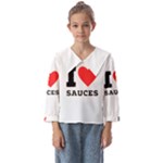 I love sauces Kids  Sailor Shirt