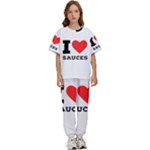 I love sauces Kids  Tee and Pants Sports Set