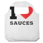 I love sauces Premium Foldable Grocery Recycle Bag