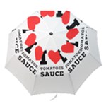 I love tomatoes sauce Folding Umbrellas