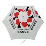 I love tomatoes sauce Mini Folding Umbrellas