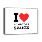 I love tomatoes sauce Deluxe Canvas 16  x 12  (Stretched) 
