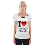 I love tomatoes sauce Cap Sleeve Top