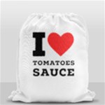 I love tomatoes sauce Drawstring Bag (Small)