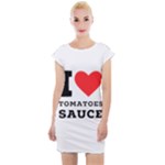 I love tomatoes sauce Cap Sleeve Bodycon Dress