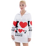 I love tomatoes sauce Women s Long Sleeve Casual Dress