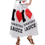 I love tomatoes sauce Women s Satin Palazzo Pants