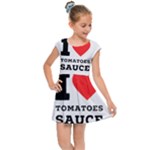 I love tomatoes sauce Kids  Cap Sleeve Dress