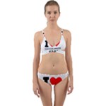 I love tomatoes sauce Wrap Around Bikini Set