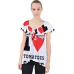 I love tomatoes sauce Lace Front Dolly Top