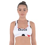 I love tomatoes sauce Cross Back Sports Bra