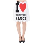 I love tomatoes sauce Velvet High Waist Skirt