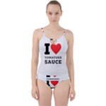 I love tomatoes sauce Cut Out Top Tankini Set