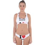 I love tomatoes sauce Cross Back Hipster Bikini Set