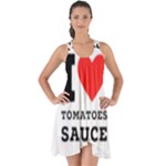 I love tomatoes sauce Show Some Back Chiffon Dress