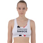 I love tomatoes sauce Back Weave Sports Bra