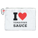 I love tomatoes sauce Canvas Cosmetic Bag (XL)