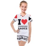 I love tomatoes sauce Kids  Mesh Tee and Shorts Set