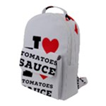 I love tomatoes sauce Flap Pocket Backpack (Large)