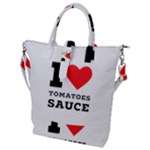 I love tomatoes sauce Buckle Top Tote Bag