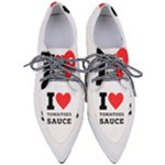 I love tomatoes sauce Pointed Oxford Shoes