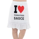 I love tomatoes sauce Fishtail Chiffon Skirt