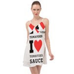 I love tomatoes sauce Summer Time Chiffon Dress