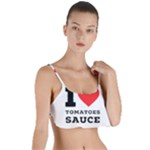 I love tomatoes sauce Layered Top Bikini Top 