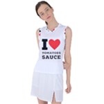 I love tomatoes sauce Women s Sleeveless Sports Top