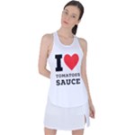 I love tomatoes sauce Racer Back Mesh Tank Top