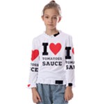 I love tomatoes sauce Kids  Frill Detail Tee