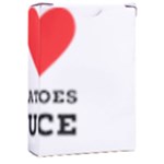 I love tomatoes sauce Playing Cards Single Design (Rectangle) with Custom Box