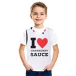 I love cranberry sauce Kids  Basketball Tank Top