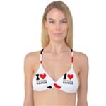 I love cranberry sauce Reversible Tri Bikini Top