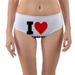 I love cranberry sauce Reversible Mid-Waist Bikini Bottoms