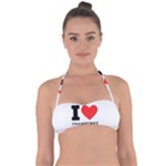 I love cranberry sauce Halter Bandeau Bikini Top