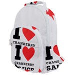 I love cranberry sauce Rounded Multi Pocket Backpack