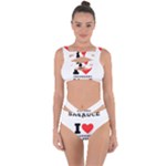 I love cranberry sauce Bandaged Up Bikini Set 