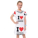 I love cranberry sauce Kids  Drop Waist Dress