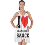 I love cranberry sauce Show Some Back Chiffon Dress