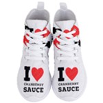 I love cranberry sauce Women s Lightweight High Top Sneakers
