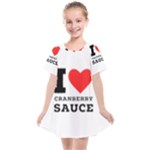 I love cranberry sauce Kids  Smock Dress